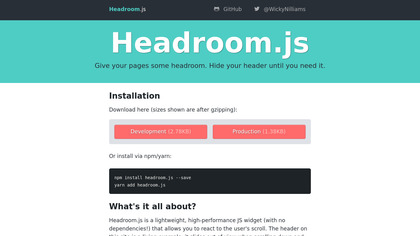 Headroom.Js image