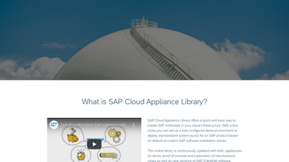 SAP Cloud Appliance Library image