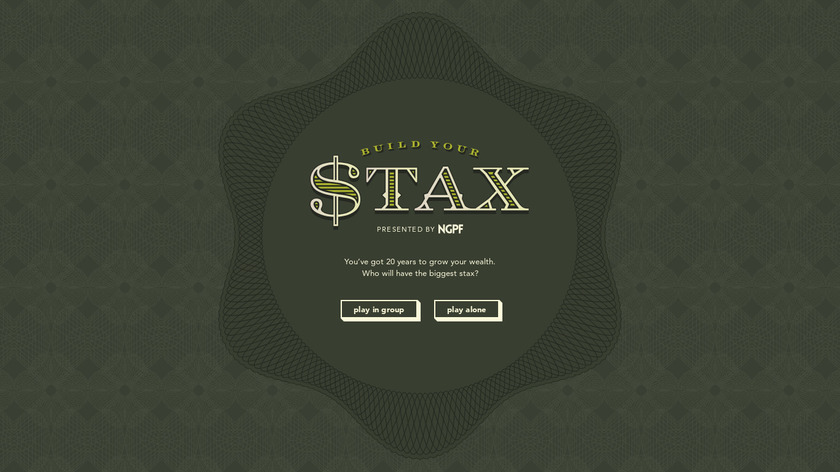 STAX Landing Page