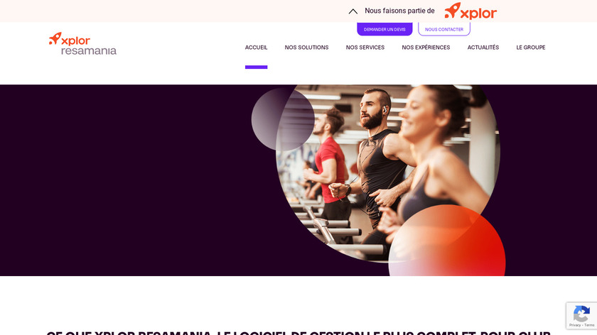 Resamania Landing Page
