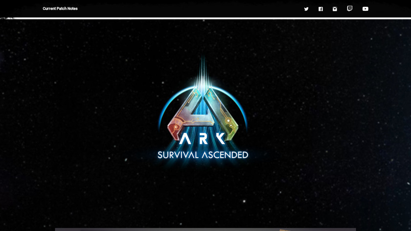 ARK:Survival Evolved Landing Page