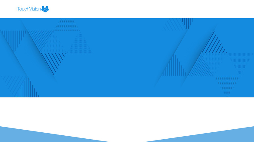 iTouchVision Service Desk Landing Page