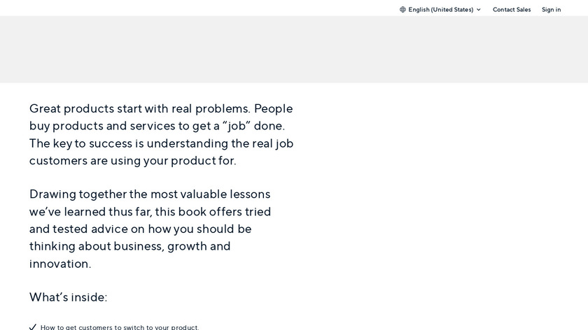 Intercom on Jobs-to-be-Done Landing Page