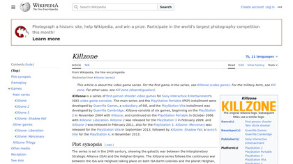 Killzone (Series) image