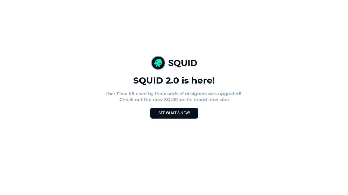 SQUID for Sketch Landing page