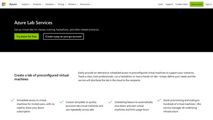 Azure Lab Services image