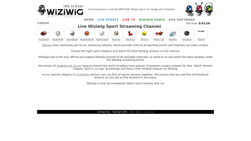 WiziWig Landing Page