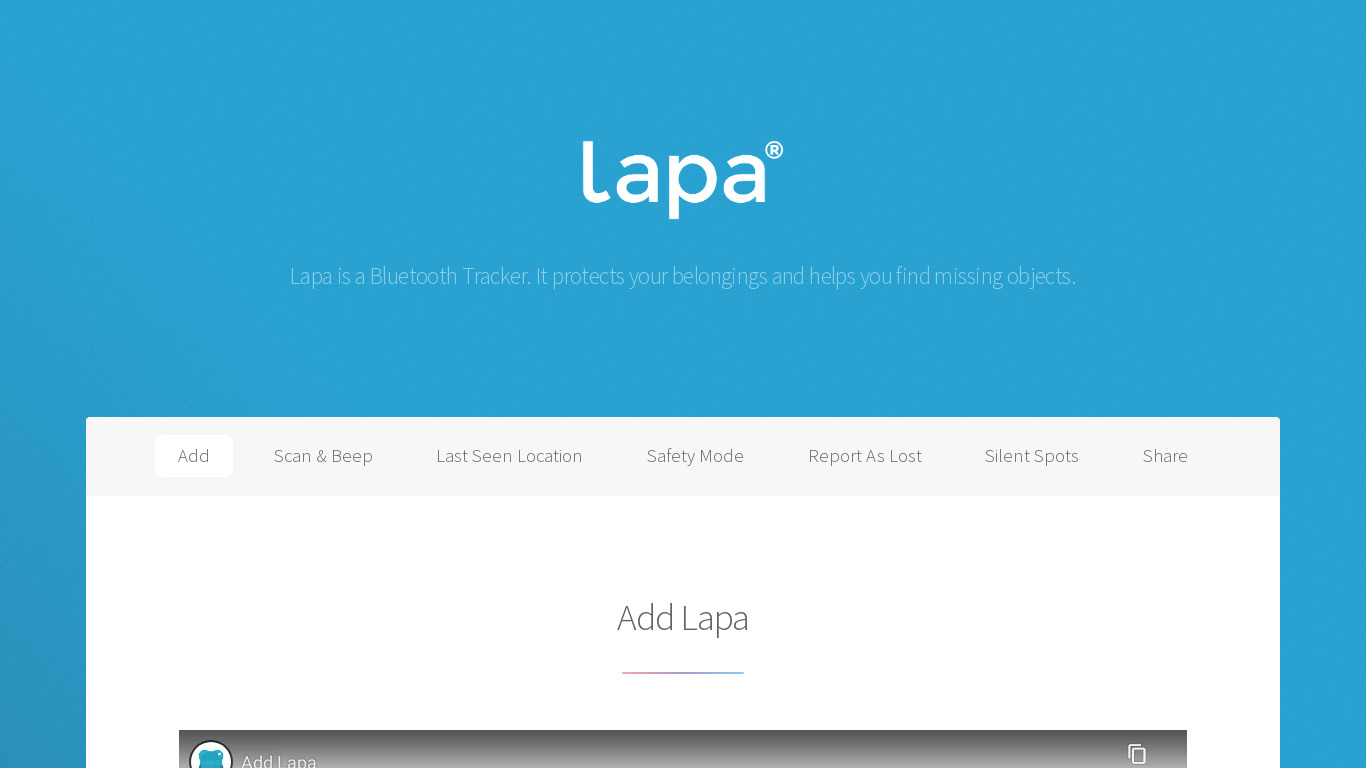 findlapa.com Lapa 2 Landing page