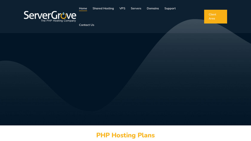 ServerGrove Landing Page
