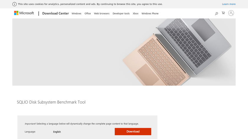 microsoft.com SQLIO Landing Page