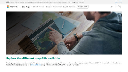 Bing Maps API image