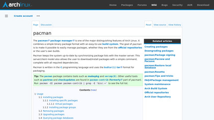 pacman (package manager) image