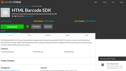 HTML Barcode SDK image