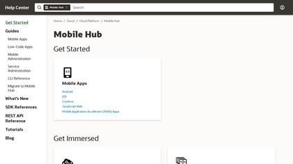 Oracle Mobile Application screenshot