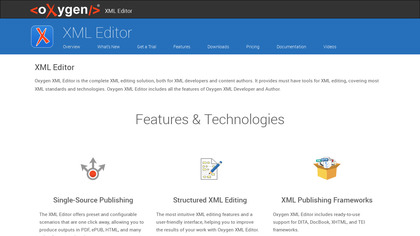 <oXygen/> XML Editor image