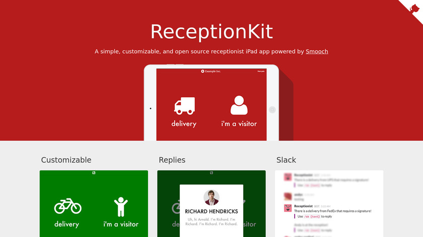 ReceptionKit Landing Page