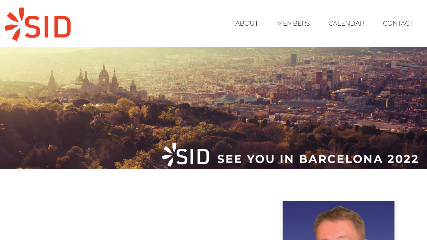 SID Group Landing page
