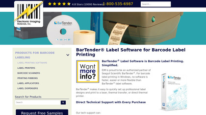 Barcode Label Software image