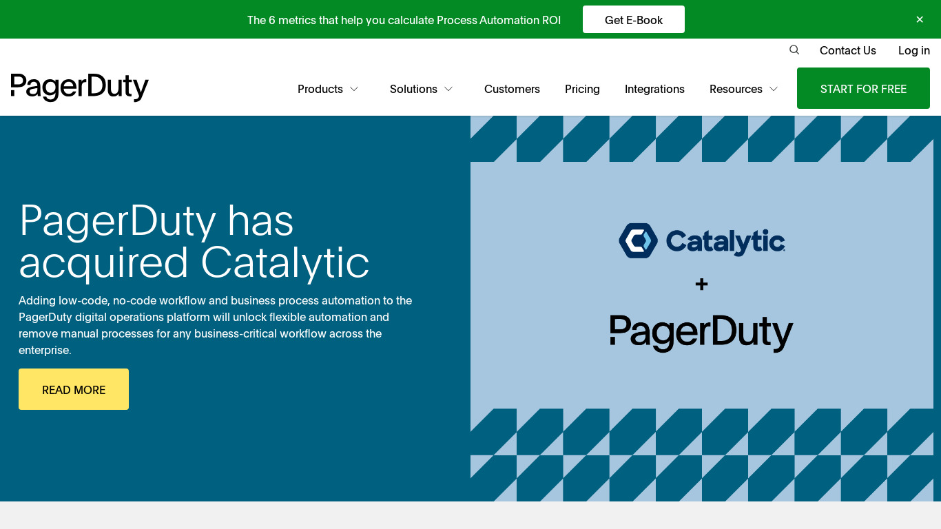 Catalytic Landing page