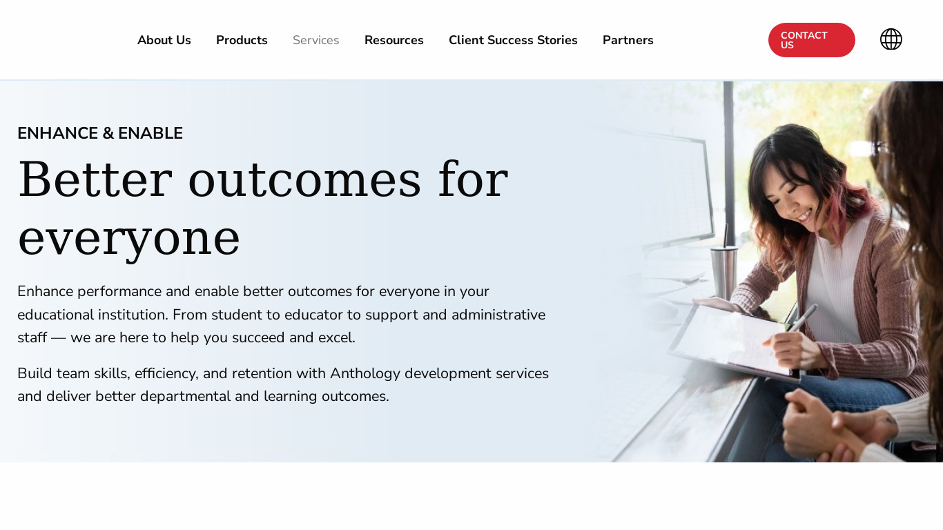Blackboard Consulting Landing page