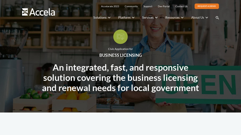 Accela Liscensing and Case Management Landing Page