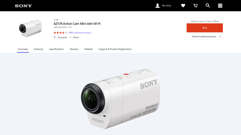 Action Cam Mini Landing Page