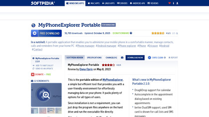 MyPhoneExplorer Portable image