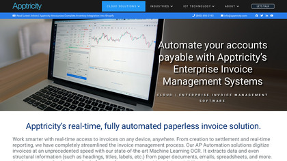 Apptricity Invoice image