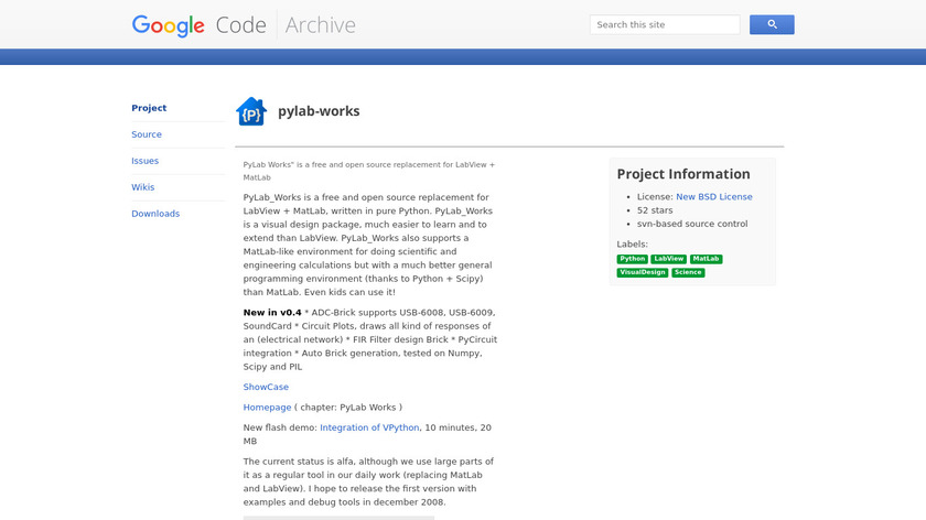 PyLab_Works Landing Page
