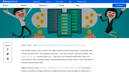 NetApp Cold storage and archive image