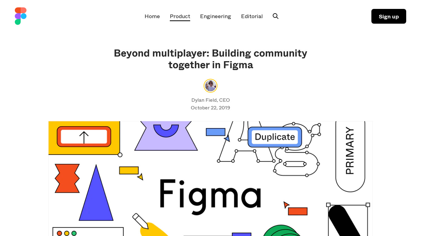 Figma Community Landing page