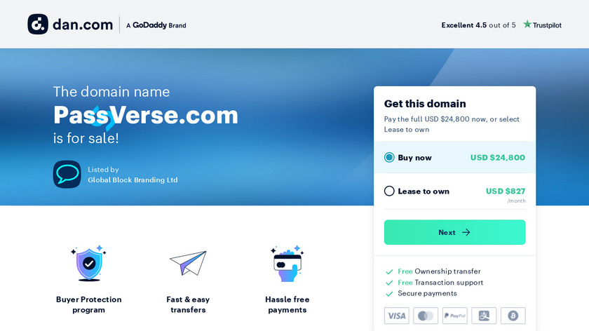 PassVerse Landing Page