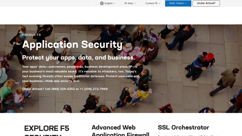 F5 Herculon DDoS Hybrid Defender Landing Page