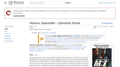 Mission: Impossible Operation Surma image