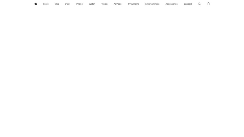 iTunes Music Store Landing Page