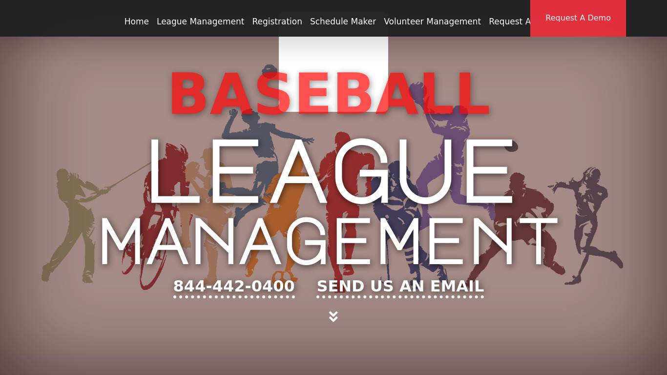 Manage Your League Landing page