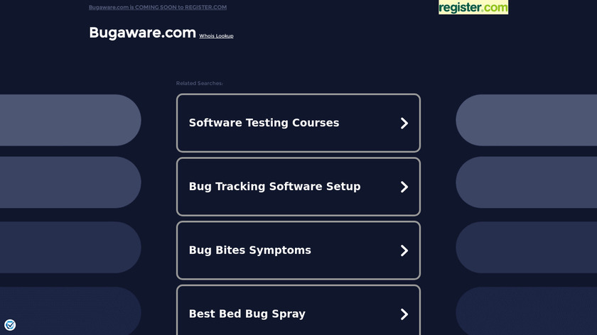 BugAware Landing Page