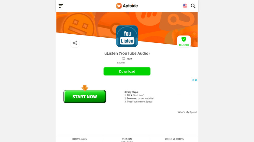 ulisten.en.aptoide.com ulisten Landing Page