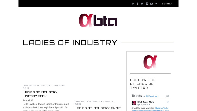 Ladies of Industry Landing Page