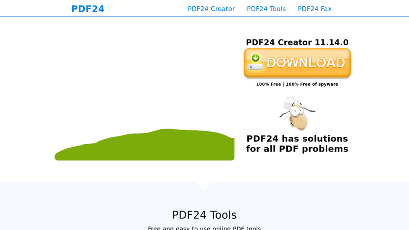 PDF24 Landing Page