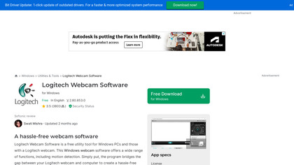 Logitech Webcam Software image