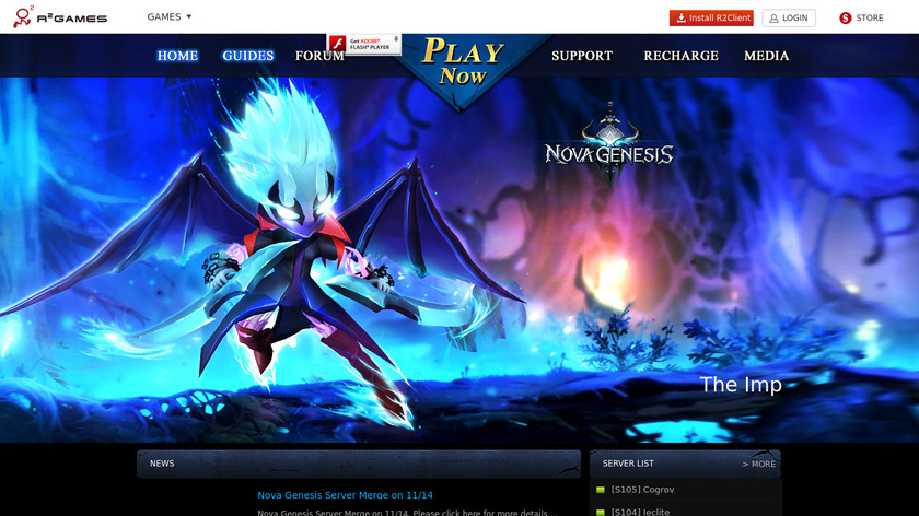 Nova Genesis Landing Page