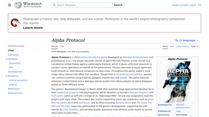 Alpha Protocol image