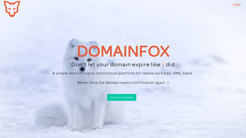DomainFox Landing Page