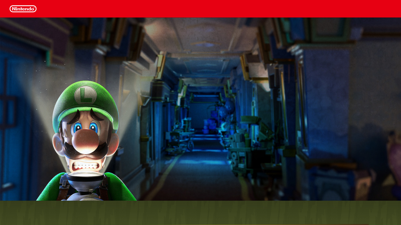 Luigi’s Mansion: Dark Moon Landing page