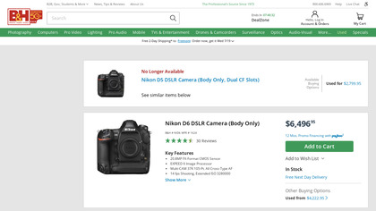 Nikon D5 image