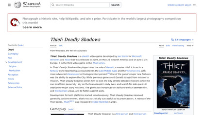 Thief: Deadly Shadows image