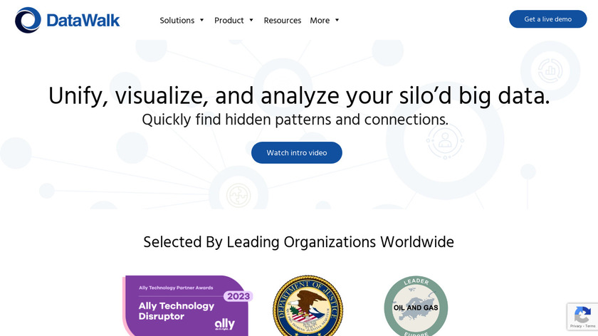 DataWalk Landing Page