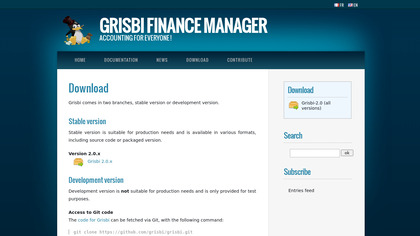 Grisbi Finance Manager image
