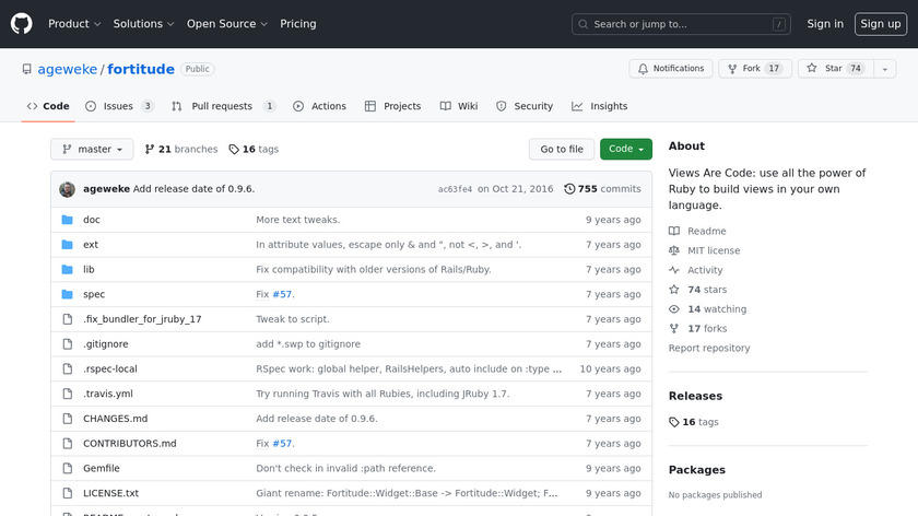 Fortitude Landing Page
